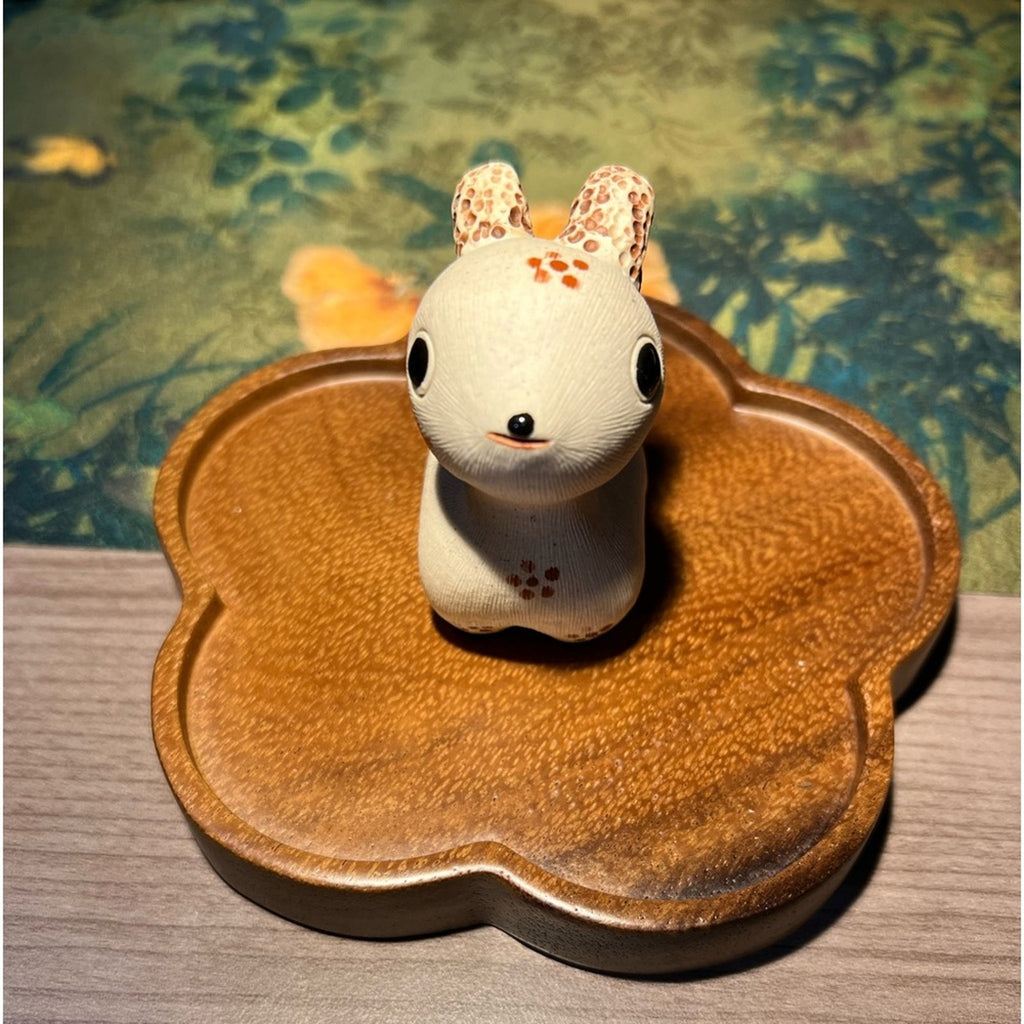 Pottery deer tea pet