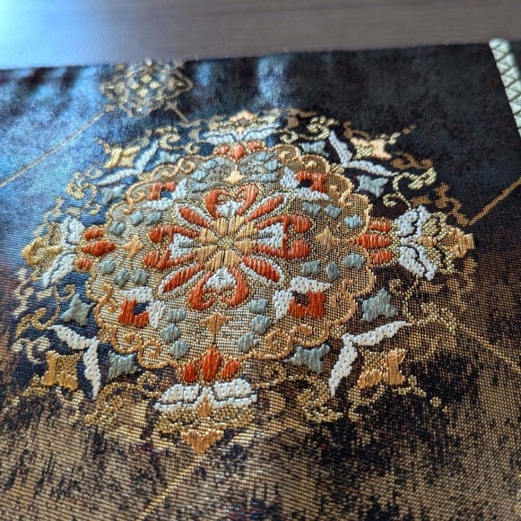 Silk tapestry woven, Chinese brocade, embroidery, Nishijin fabric