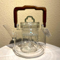 Glass Teapot with Wooden Handle